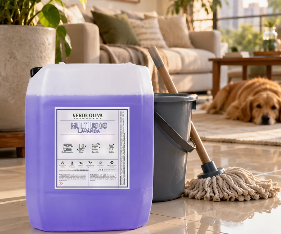 Envase de Multiusos Lavanda Verde Oliva
